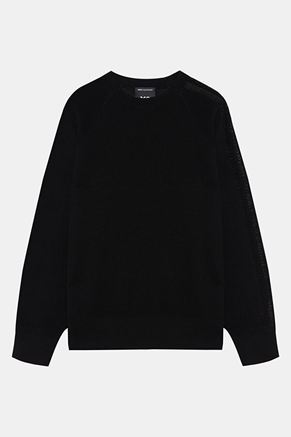 Black Relax Fit Crew Neck Men's Sweatshirt