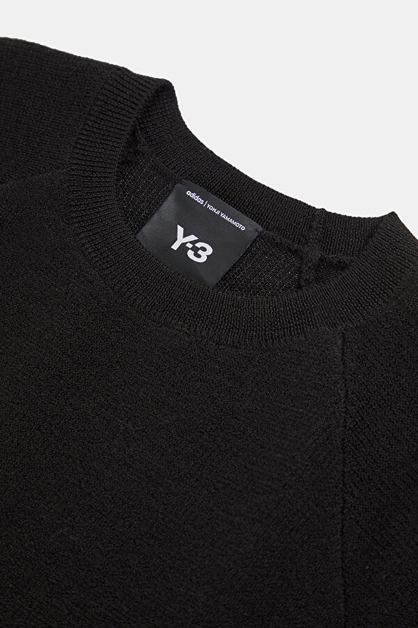 Black Relax Fit Crew Neck Men's Sweatshirt 3