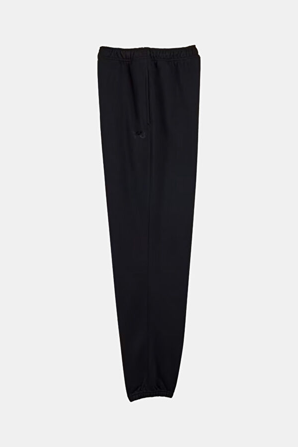 Relax Fit Black Straight Leg Organic Cotton Men's Sport Pants