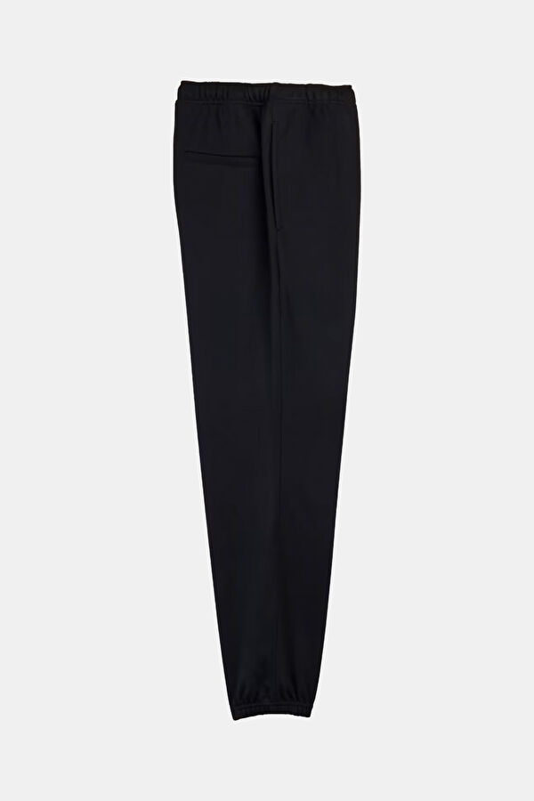 Relax Fit Black Straight Leg Organic Cotton Men's Sport Pants 2