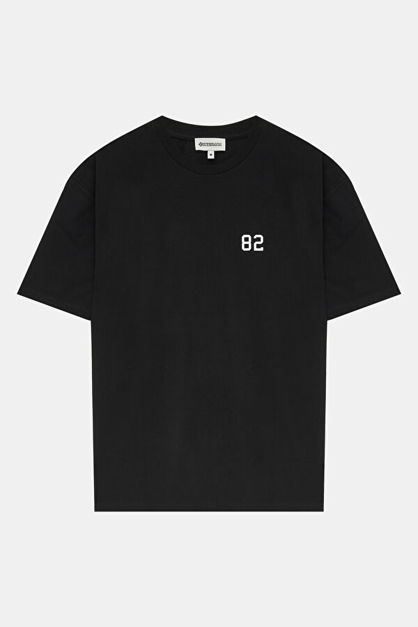 Black Bicycle Collar Printed Tshirt