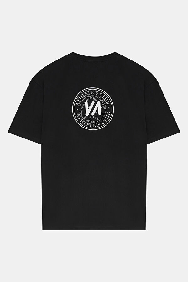 Black Bicycle Collar Printed Tshirt 2