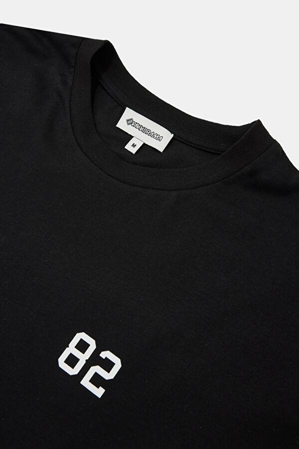 Black Bicycle Collar Printed Tshirt 3