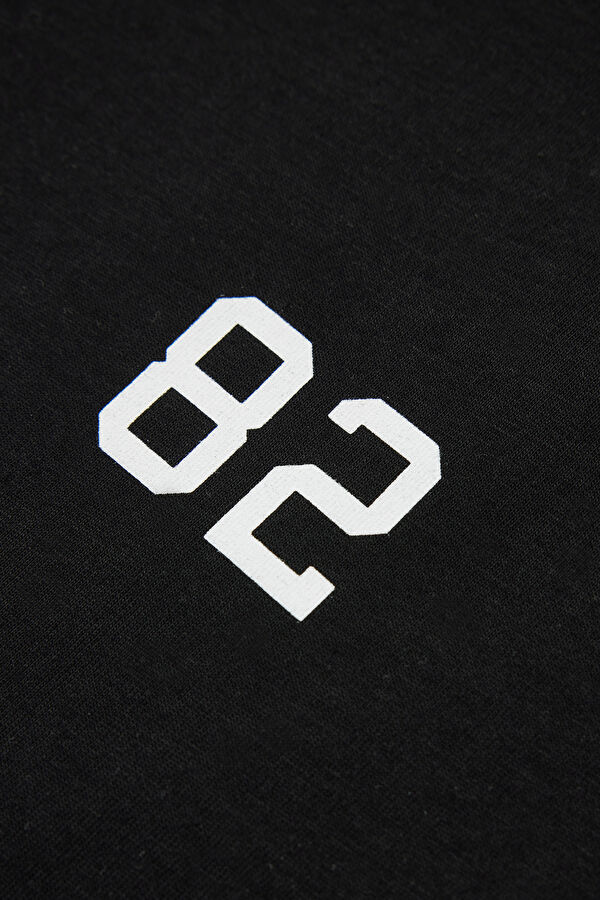 Black Bicycle Collar Printed Tshirt 4