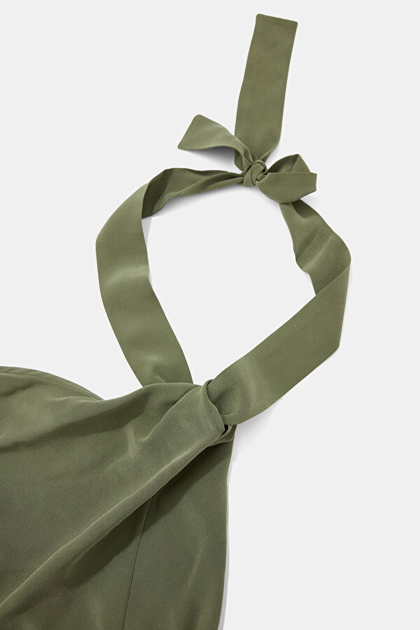 Khaki Midi Women's Dress 3