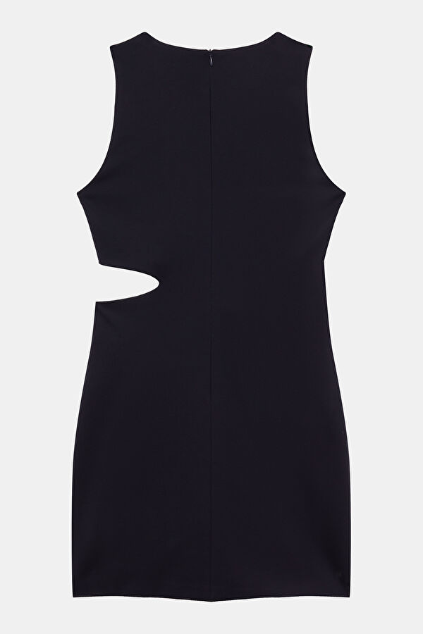 Navy Blue Short Women's Dress 2