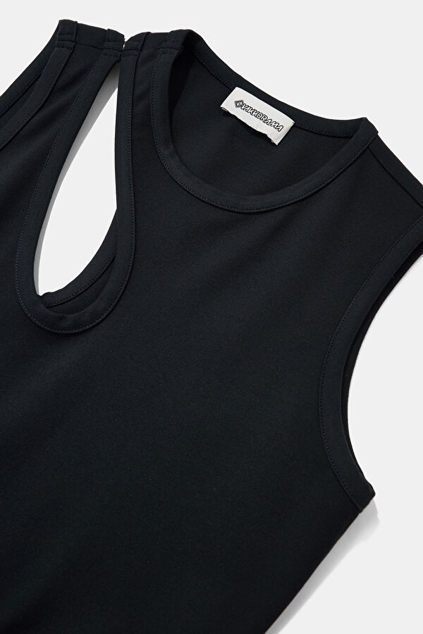 Black Short Women's Dress 3