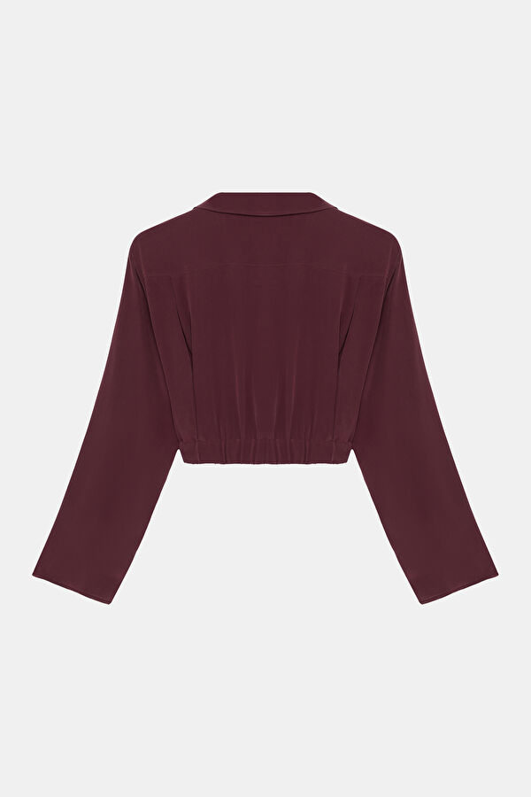 Plum Silk Shirt 2