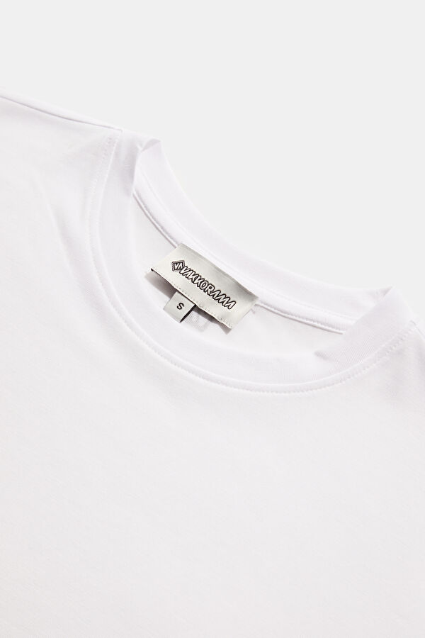 White Crew Neck Women's T-Shirt 3