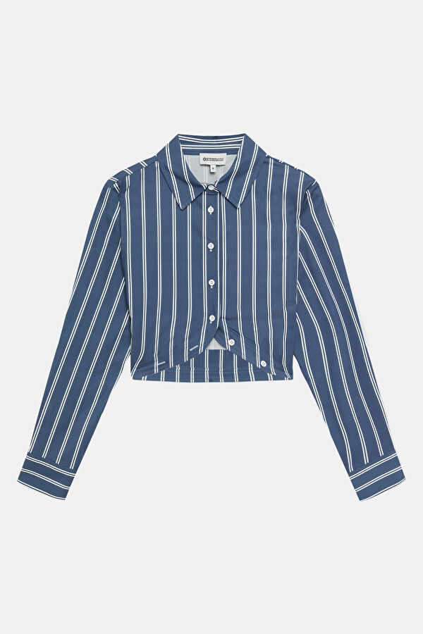 Colorful Striped Pattern Women's Shirt