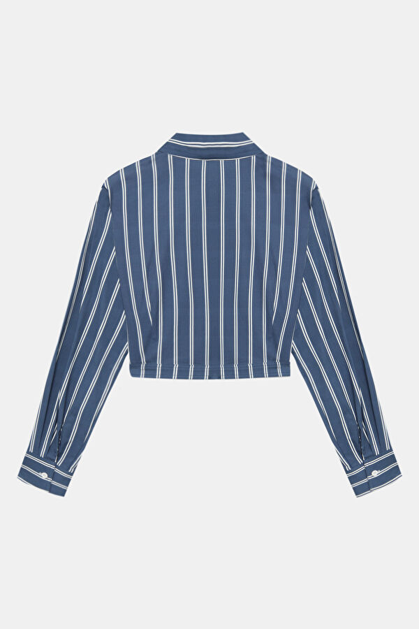 Colorful Striped Pattern Women's Shirt 2