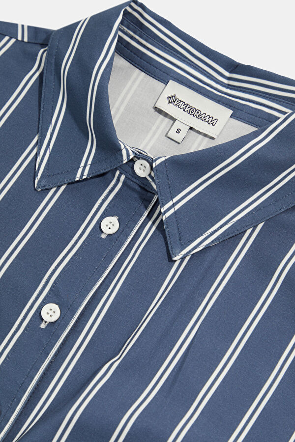 Colorful Striped Pattern Women's Shirt 3