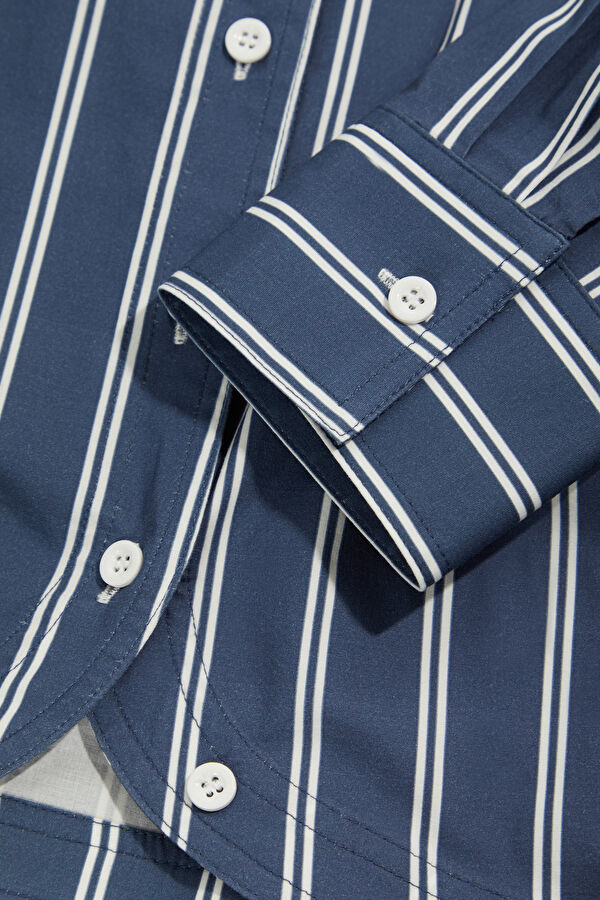 Colorful Striped Pattern Women's Shirt 4