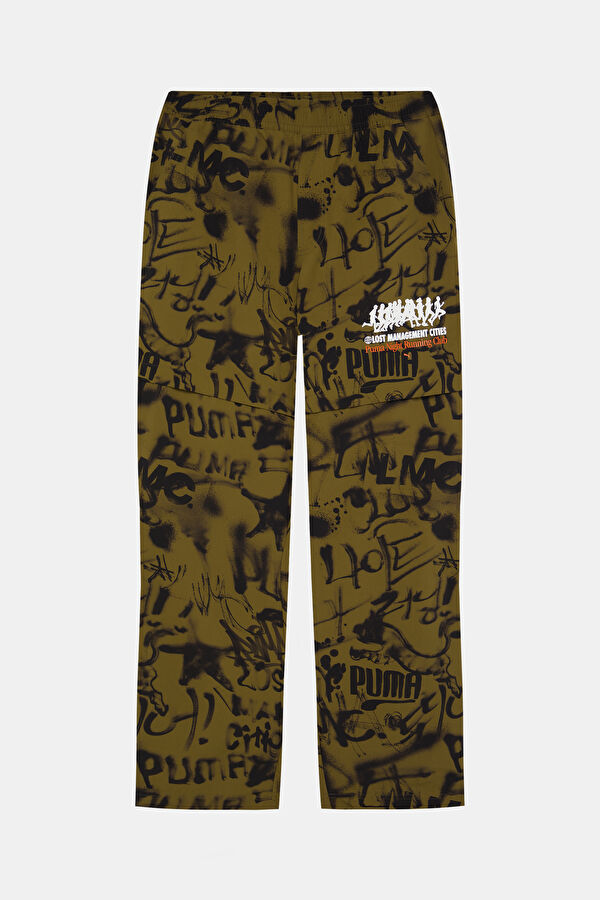 X LMC All-over Print Relax Fit Khaki Men's Trousers