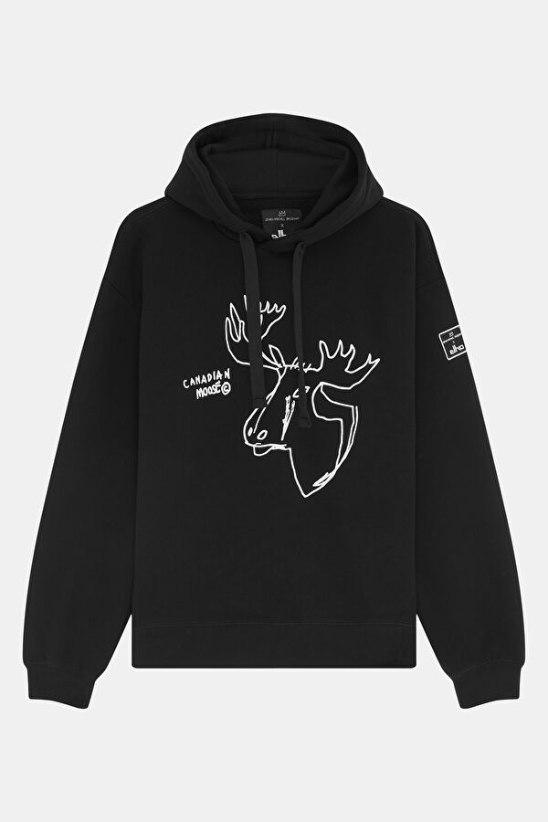 Siyah Erkek Sweatshirt