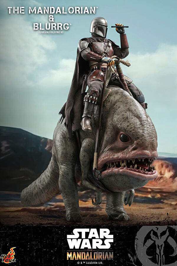 Mandalorian & Blurrg 1:6 Set (Hot Toys)