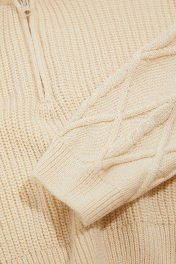 Off-white knitted women's sweater 4