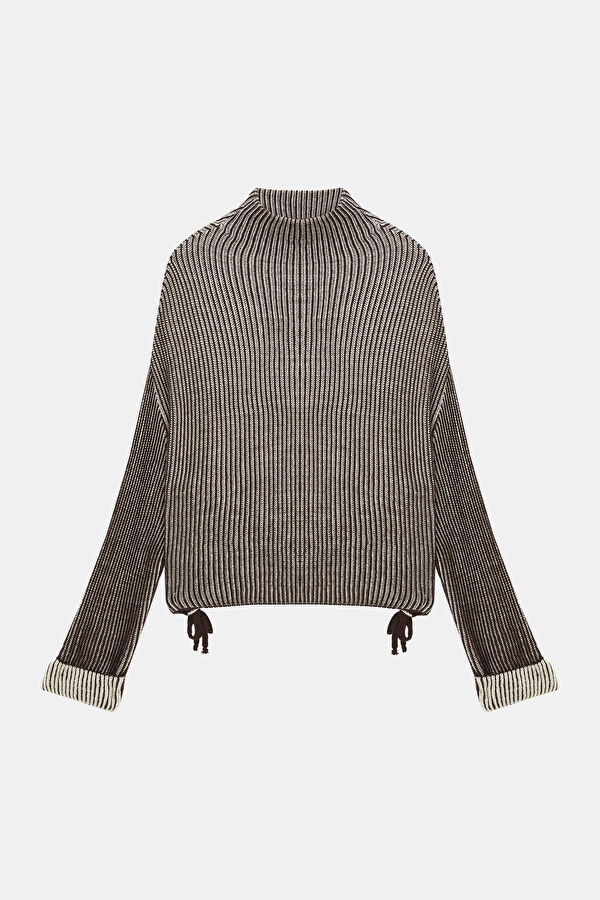 Coffee Brown Knit Women's Sweater