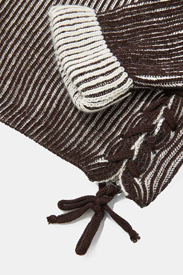 Coffee Brown Knit Women's Sweater 4