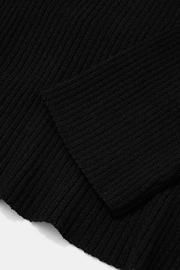 Black Knitted Women's Sweater 4