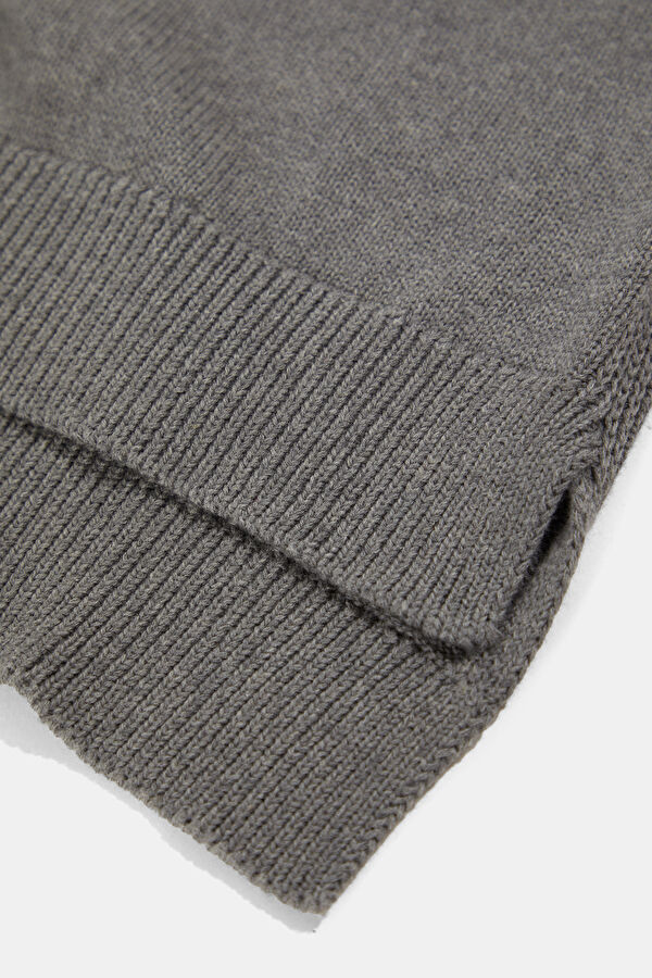 Grey Knitted Women's Sweater 5