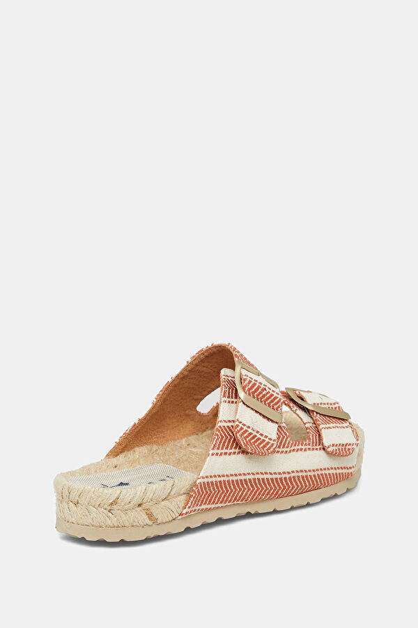 Nordic Red Straw Women's Slippers 3
