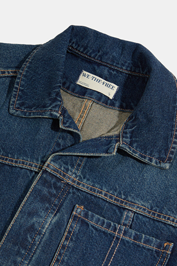Blue Denim Women's Jumpsuit 3