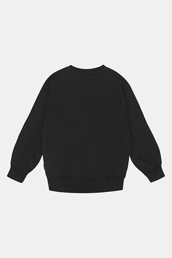 Black Hooded Kids Sweatshirt 2