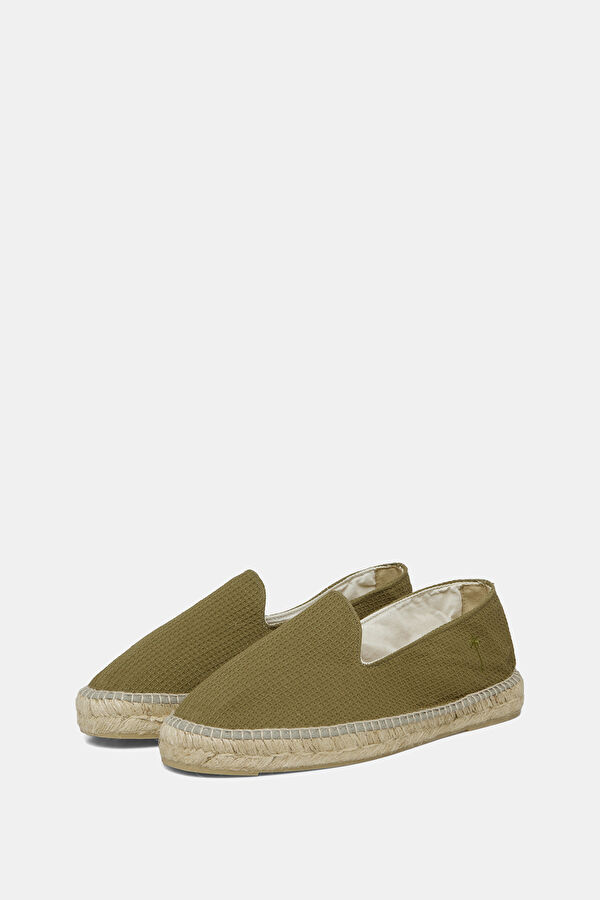 Flat Espadrilles Green Men's Shoes 2