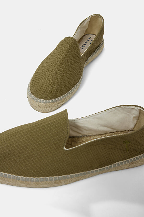 Flat Espadrilles Green Men's Shoes 4