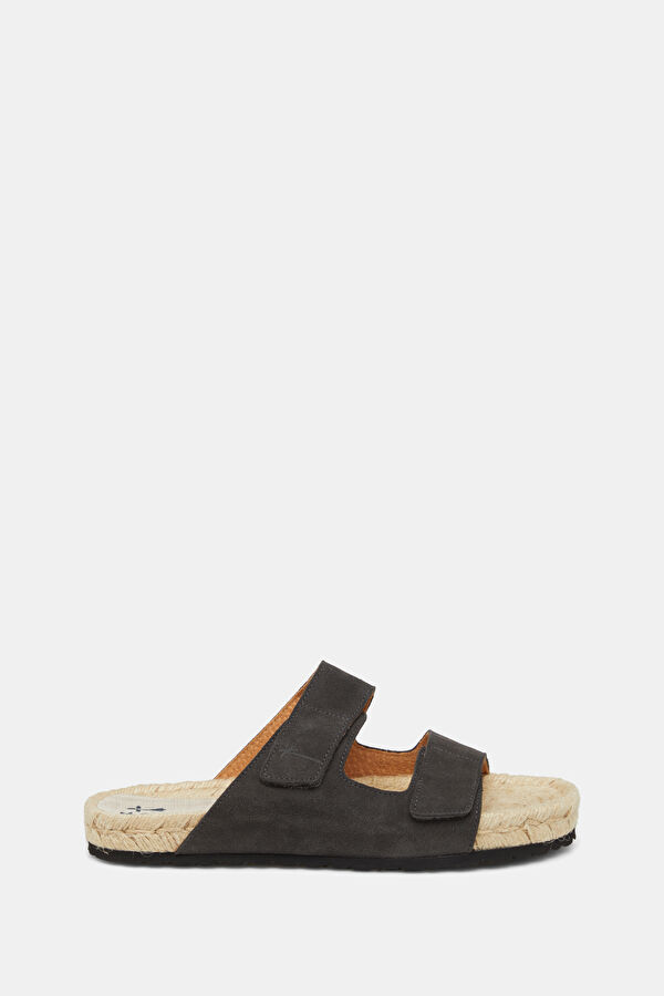 Touch Strap Nordic Anthracite Suede Men's Slippers
