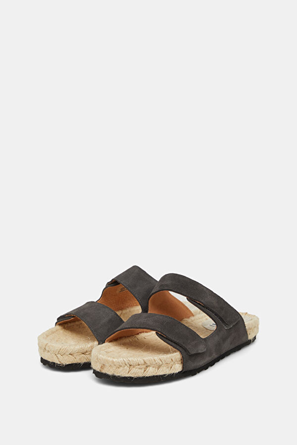 Touch Strap Nordic Anthracite Suede Men's Slippers 2