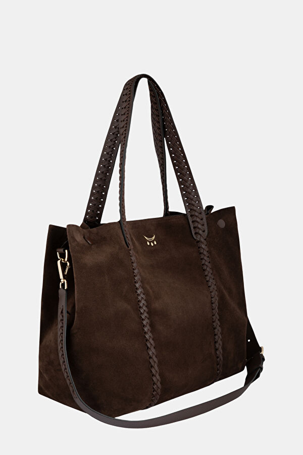 Hemithea Dark Brown Leather Bag 2
