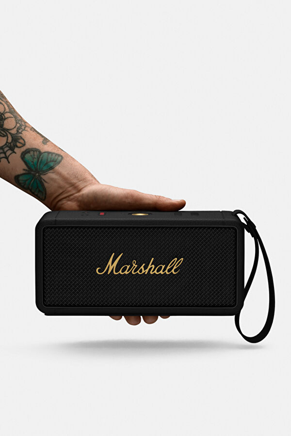 Middleton Black and Brass Bluetooth Speaker 5