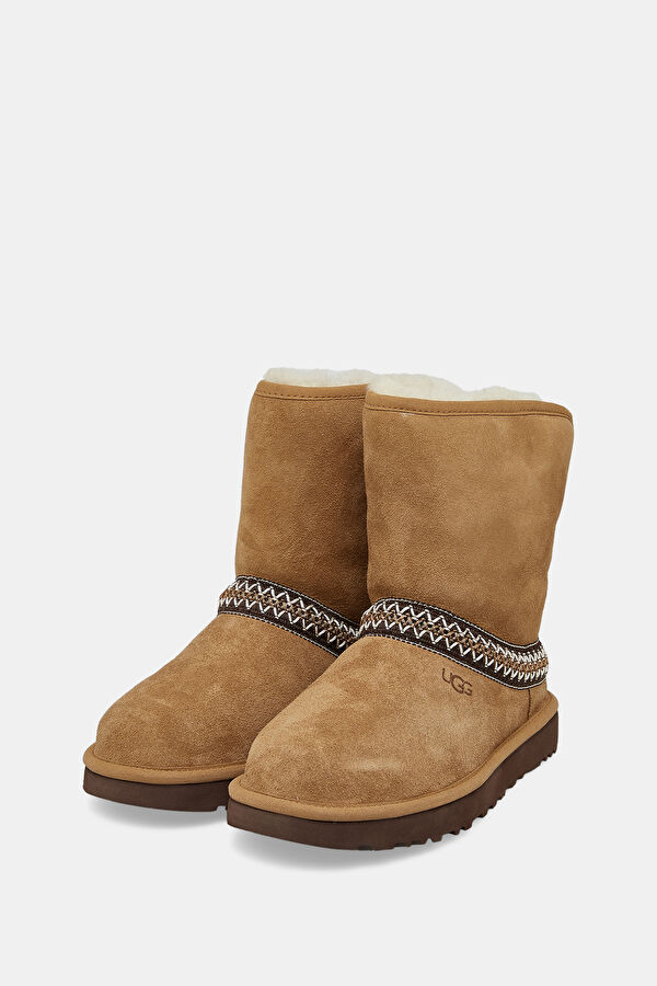 W Classic Short Crescent Tan Boots 2