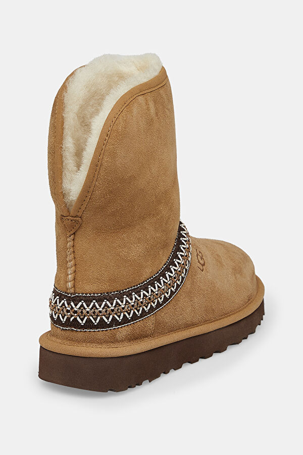 W Classic Short Crescent Tan Boots 3