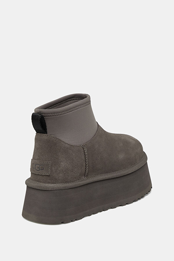 Kadın Ugg W Classic Mini Dipper Antrasit Bot