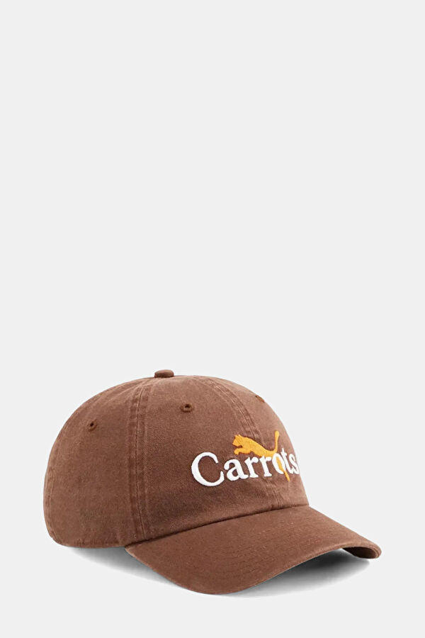 X Carrots Kahve Nakışlı Şapka