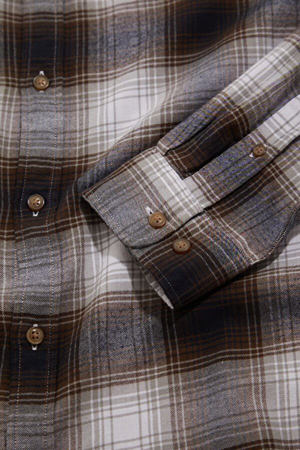 Multicolored Plaid Men's Shirt 4