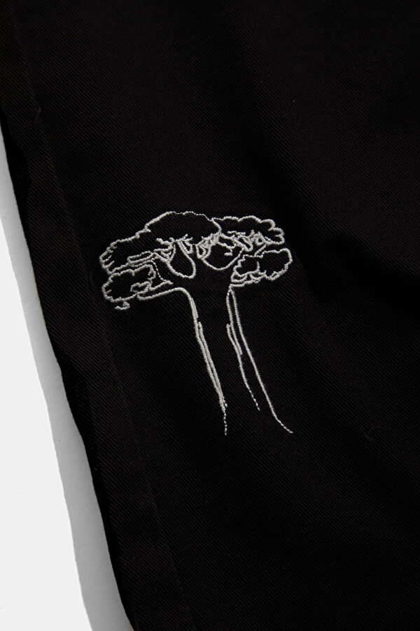 Tiger Pattern Organic Straight Unisex Men's Pants 6