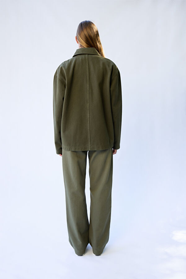 Giraffe Design Organic Unisex Men's Jacket 4