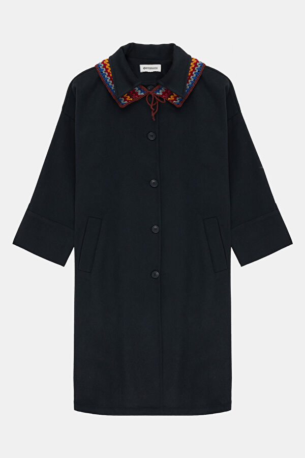 Navy Blue Women's Coat