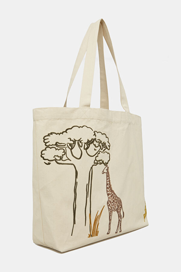Unisex Tote Bag with Giraffe 3