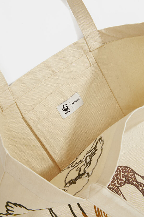 Unisex Tote Bag with Giraffe 7
