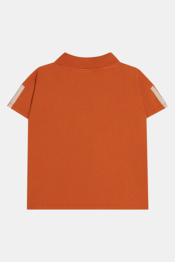 Turuncu Polo Yaka Çocuk T-Shirt 2