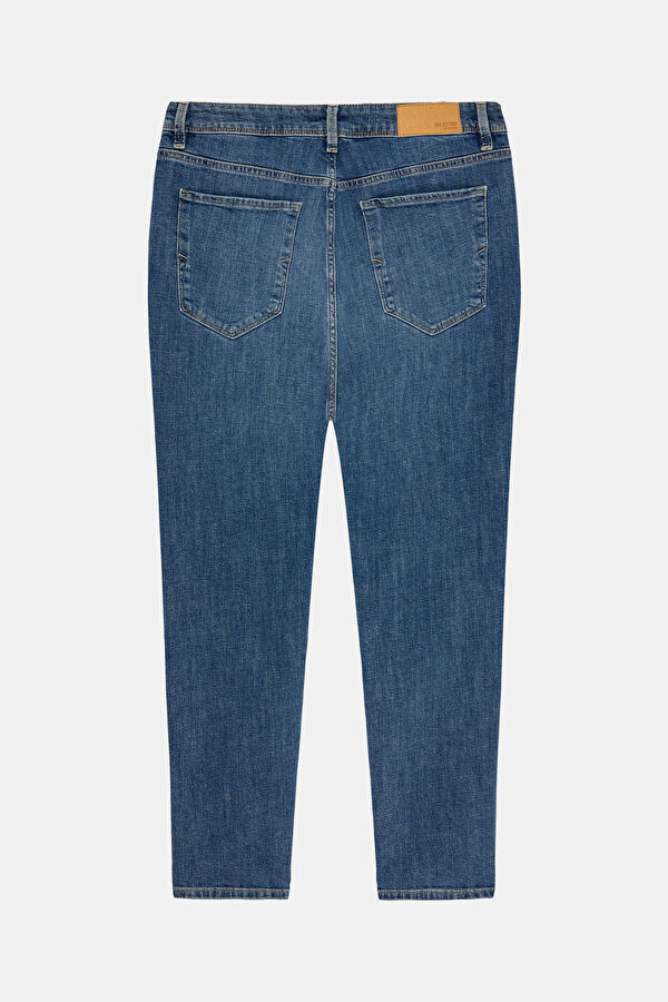 İndigo Boru Paça Kot Jean Erkek Pantolon 2