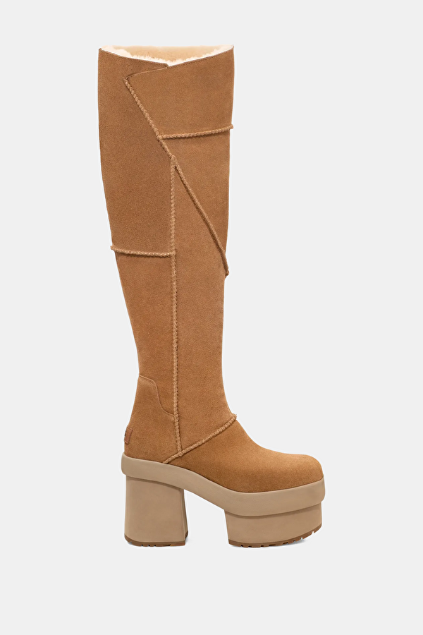 W New Heights Platform Xtra Tan Women's Boots