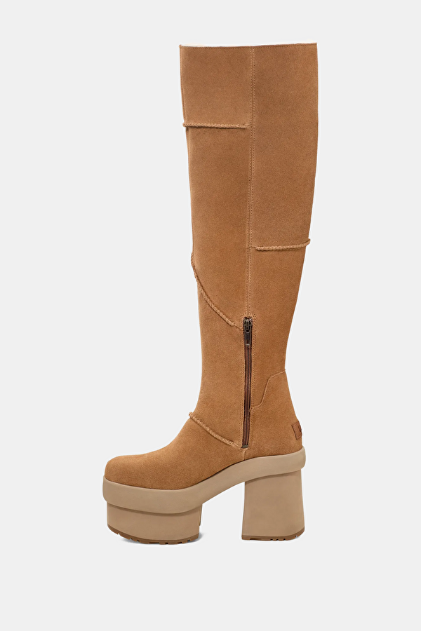 W New Heights Platform Xtra Tan Women's Boots 2