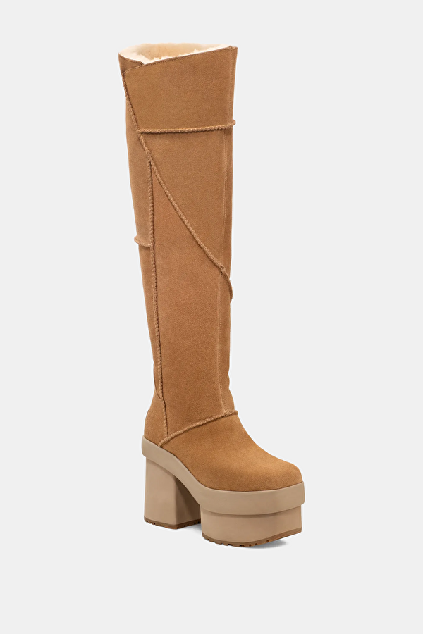 W New Heights Platform Xtra Tan Women's Boots 3