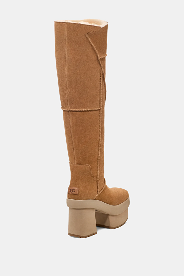 W New Heights Platform Xtra Tan Women's Boots 4